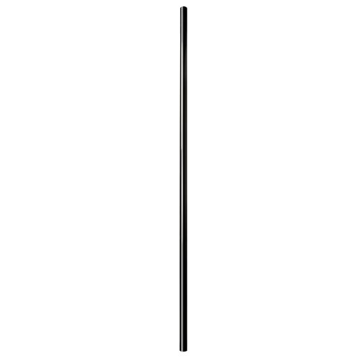 1 1/4" x 10 1/4' 18 Gauge Chain Link Top Rail – Black