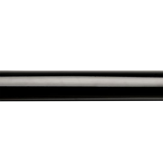 1 1/4" x 10 1/4' 18 Gauge Chain Link Top Rail – Black