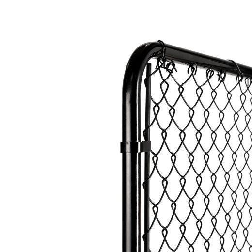 42" x 48" Gate With 2" x 11 Gauge Mesh – Black