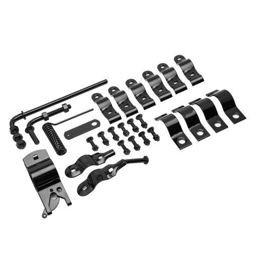 Chainlink Hardware Black 1 7/8" Single Gate Hardware Kit