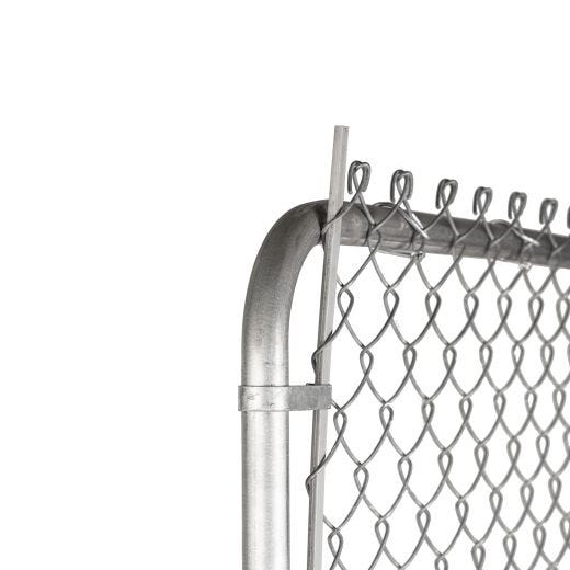 Porte Chaîne 42" x 48" avec Maillage 2" x 11 Ga – Gris