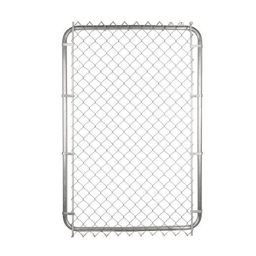 42" x 60" Chain Link Gate With 2" x 11 Gauge Mesh – Grey