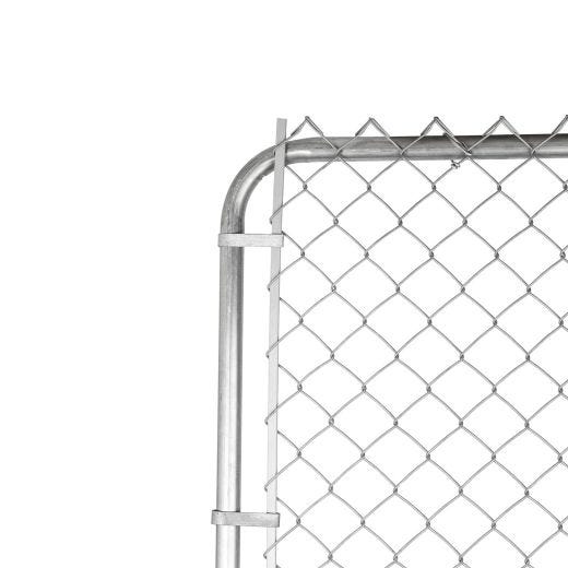 42" x 60" Chain Link Gate With 2" x 11 Gauge Mesh – Grey
