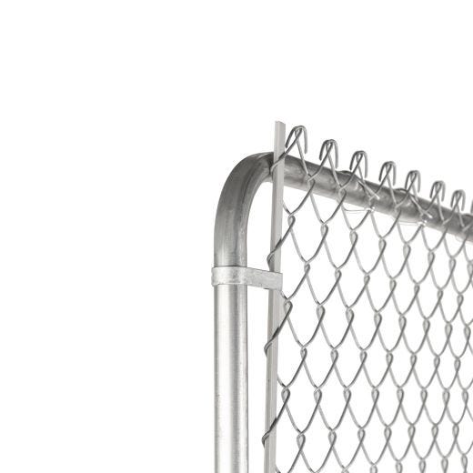 42" x 60" Chain Link Gate With 2" x 11 Gauge Mesh – Grey