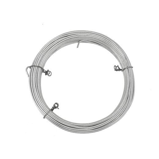 11 Gauge Bottom Wire – Grey (100' Coil)
