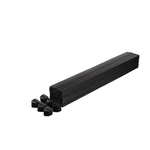 4' Long Chain Link Privacy Slats (80 Pieces)