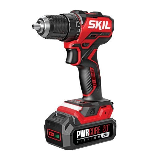 20V Brushless Drill A Impact Driver With Charger & Battery