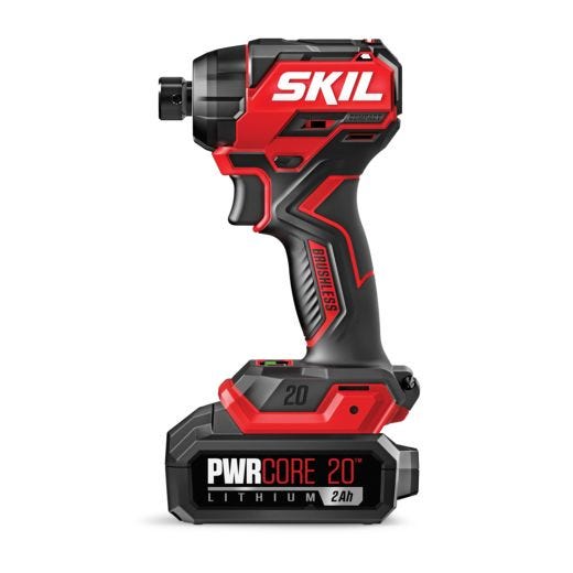20V Brushless Drill A Impact Driver With Charger & Battery
