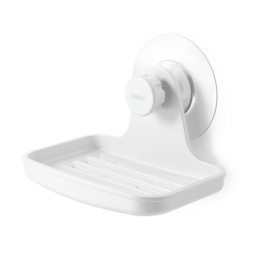 White Flex Adhesive Soap Dish