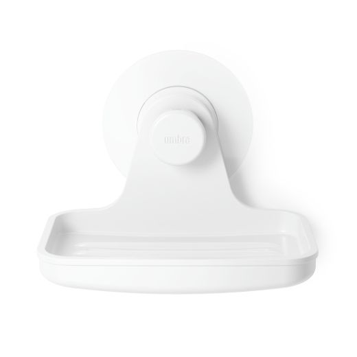 White Flex Adhesive Soap Dish