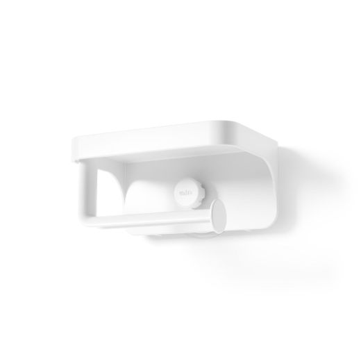 Étagère adhésive Flex pour papier toilette - Blanc