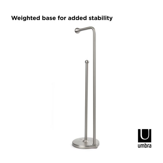 Teardrop Toilet Paper Floor Stand & Reserve