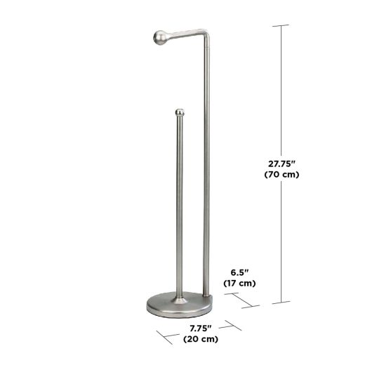 Teardrop Toilet Paper Floor Stand & Reserve