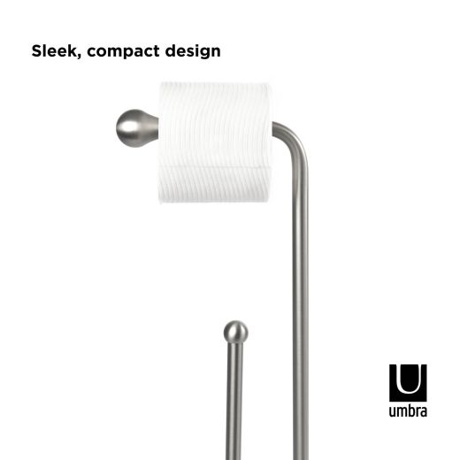 Teardrop Toilet Paper Floor Stand & Reserve