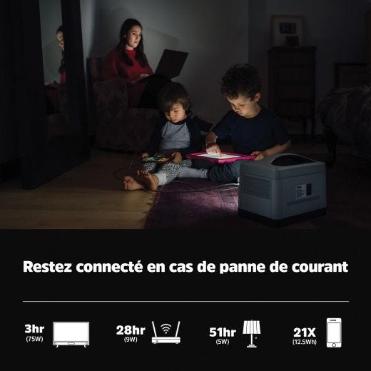 Station d’alimentation portable Energizer Arc 3 300W