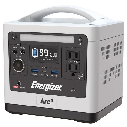 Station d’alimentation portable Energizer Arc 3 300W