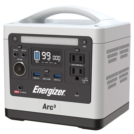 Station d’alimentation portable Energizer Arc 3 300W