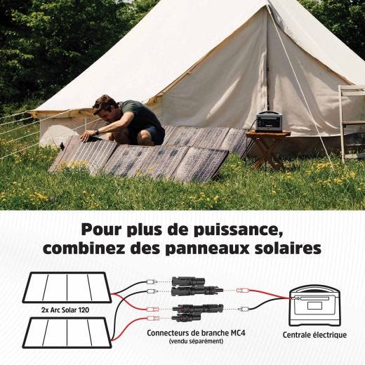 Panneau solaire portable Energizer Arc 120