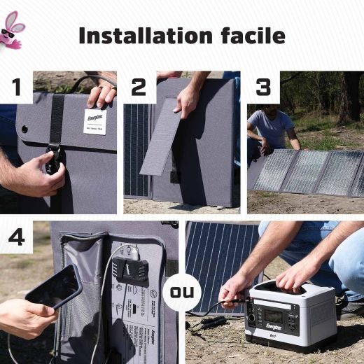 Panneau solaire portable Energizer Arc 120
