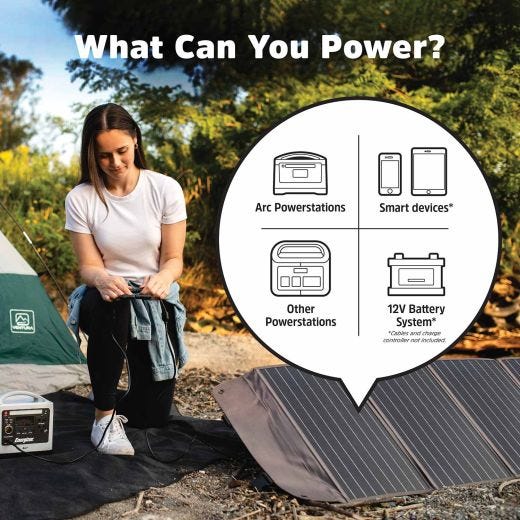Panneau solaire portable Energizer Arc 120