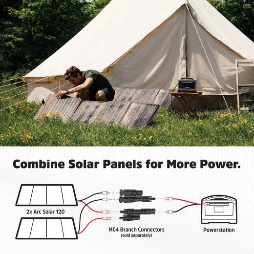Panneau solaire portable Energizer Arc 120