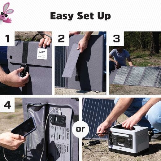 Panneau solaire portable Energizer Arc 120