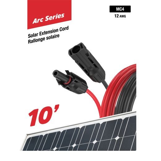 Câbles d’extension solaire - 10ft