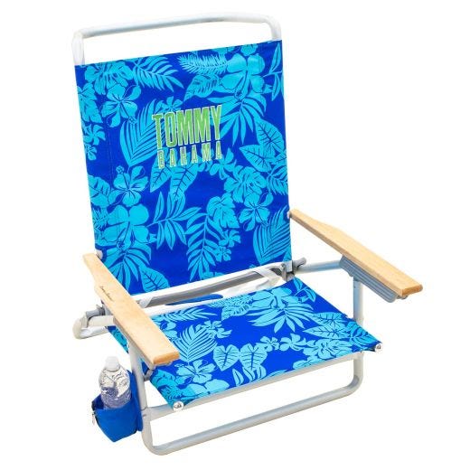 Tommy Bahama 5 Position Beach Chair With Cary Strap