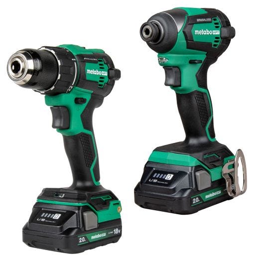 Metabo 18V Cordless Combo 2 Tool Kit