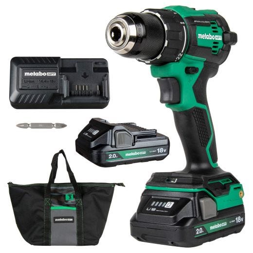 Metabo 18V MultiVolt Cordless Brushless Driver Drill Kit