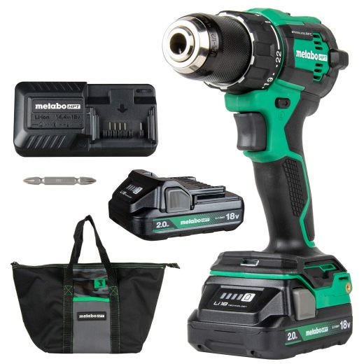 Metabo 18V Hammer Drill  2X 2.0Ah Batteries
