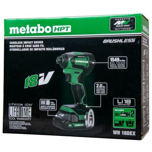 Metabo 18V MultiVolt Cordless Brushless Impact Driver Kit