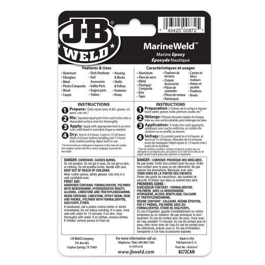JB Weld MarineWeld Two-Part Epoxy System 1oz
