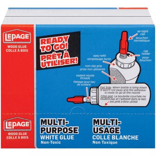 LePage Multi-Purpose White Glue Non-Toxic 400ml