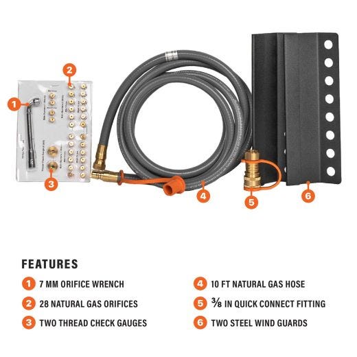 Natural Gas Conversion Kit