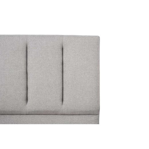 Ann Upholstered Bed Queen in Linen Stone