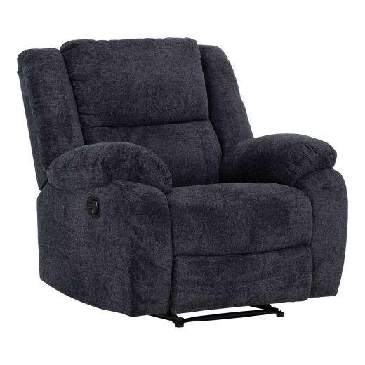 Matthew Blue Rocker Recliner