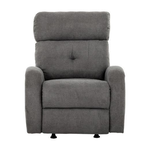 York Grey Rocker Recliner