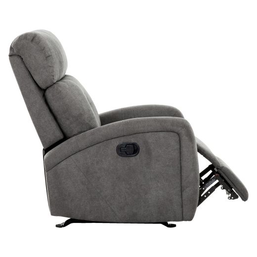 York Grey Rocker Recliner