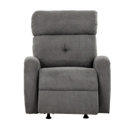 York Grey Rocker Recliner