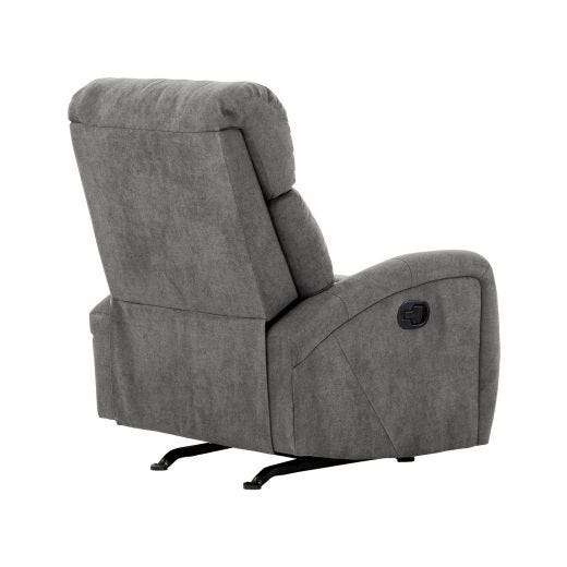 York Grey Rocker Recliner