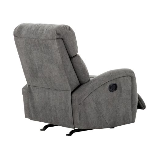 York Grey Rocker Recliner