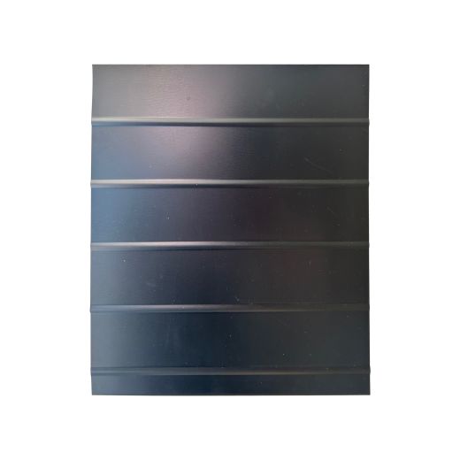 8" Fascia - Ribbed Face 9'10" Black