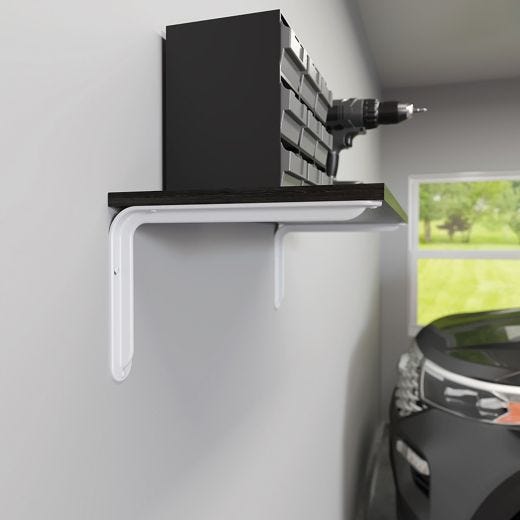 12" Magnum L-Shaped Steel Shelf Bracket
