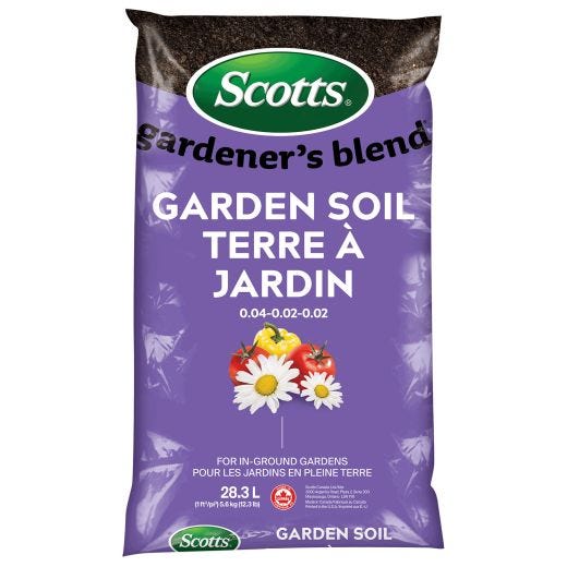 Terre de jardin Scotts Gardener Blend 28.3L
