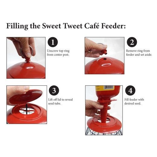 Mangeoire à Graines MoB Sweet Tweet Cafe 2x700g
