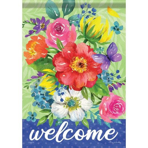Drapeau d’Été Floral