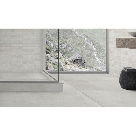 24” x 48” Industria Zinc Matte Body Porcelain Tile 15.5sqft/