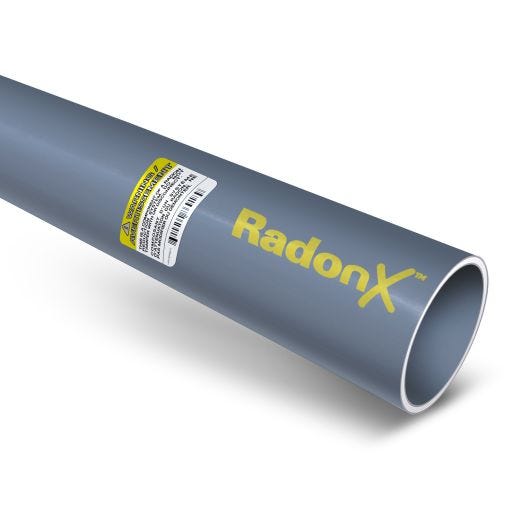 Tuyau d’Évent Gaz PVC Sch 40 - Solide - RadonX