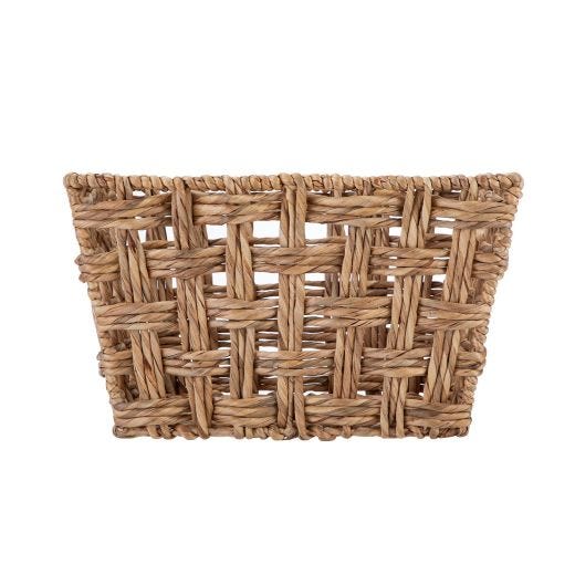 41cm X 34cm Woven Basket With Integrated Handles